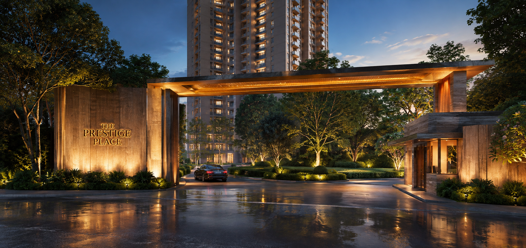 The Prestige Place Logo - Luxury Residential Project in Rajendra Nagar, Hyderabad